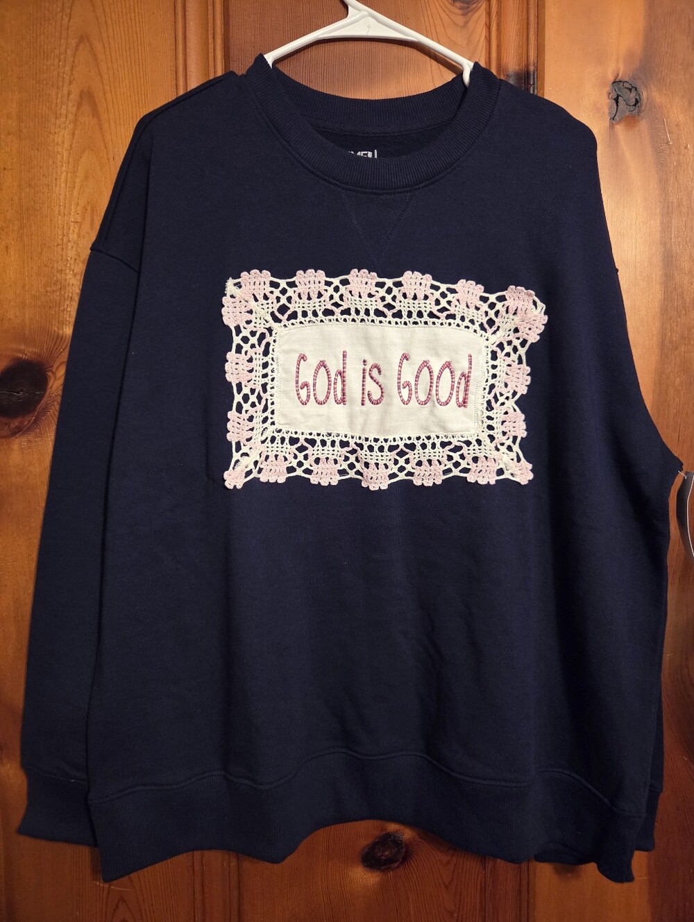 NWT Upcycled Crewneck